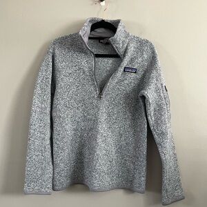Patagonia Better Sweater- Grey Pullover Half Zip Jacket‎ - Woman's Small
